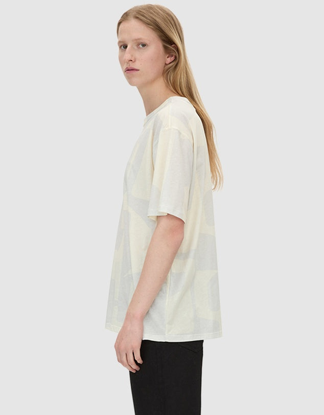 EIDRA PRINT LIGHTWEIGHT TEE - SOFT WHITE