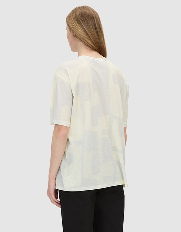 EIDRA PRINT LIGHTWEIGHT TEE - SOFT WHITE