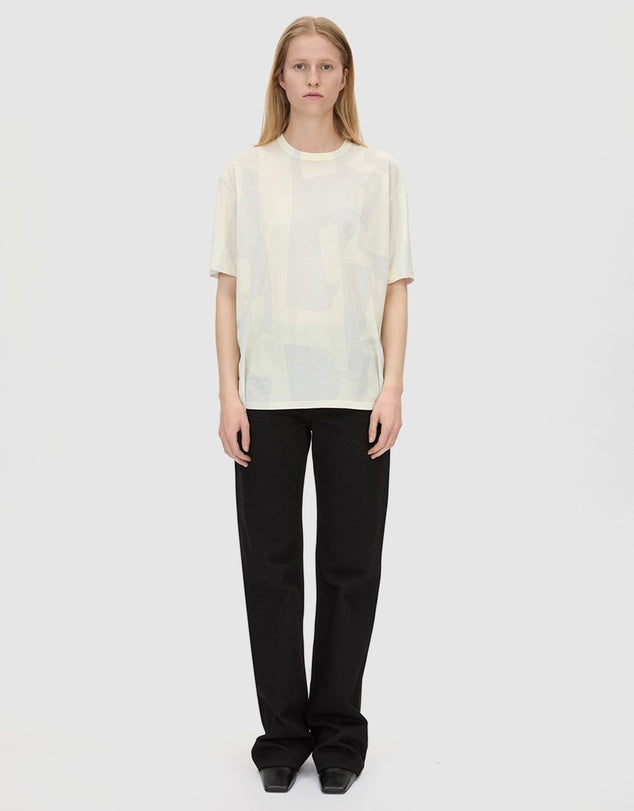 EIDRA PRINT LIGHTWEIGHT TEE - SOFT WHITE