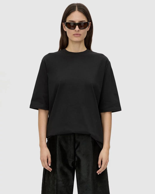 BRIAR CUT OUT TEE - BLACK