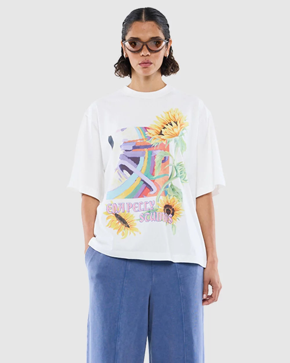 SUNFLOWER WARP TEE