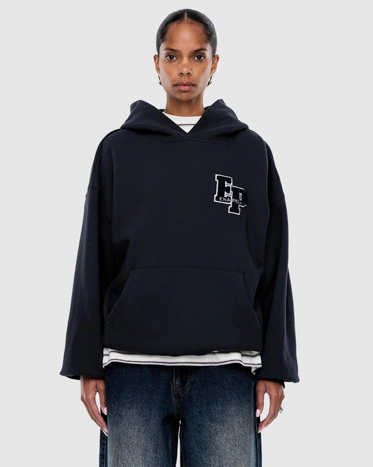 CASSIE OVERSIZED HOODIE - WASHED MIDNIGHT