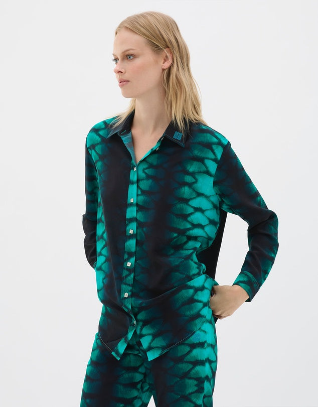 ECHELLE SEQUINED LS SHIRT