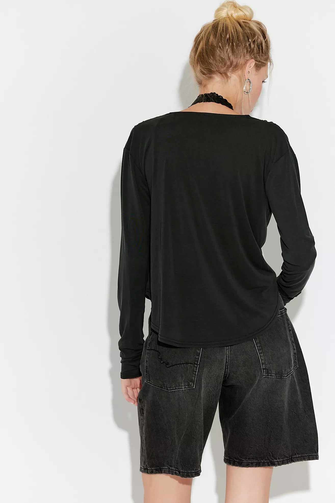JANE LONG SLEEVE - BLACK