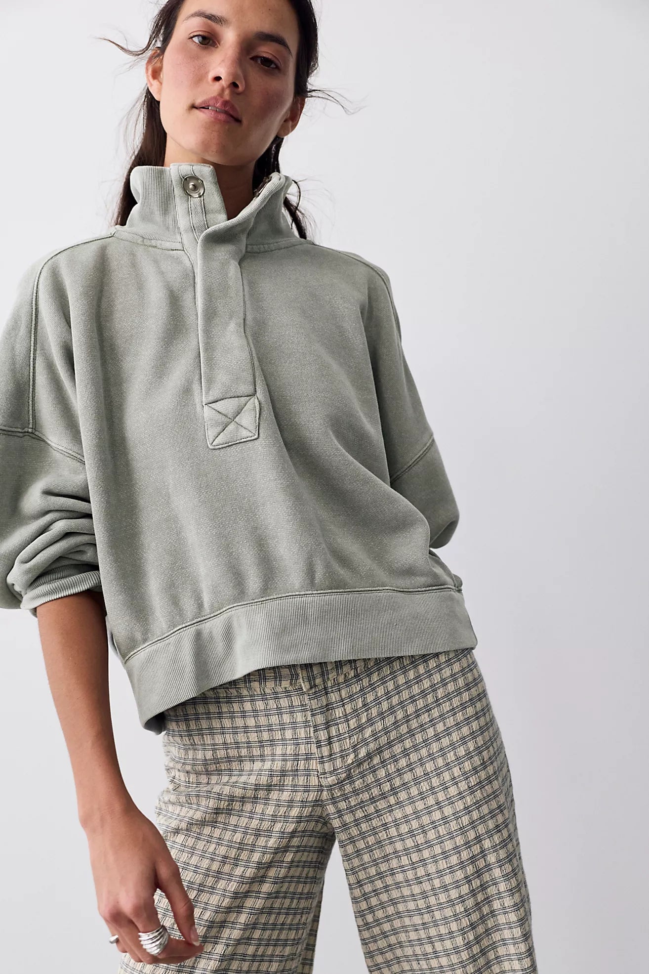 TIMELESS PULLOVER- HEATHER GREY
