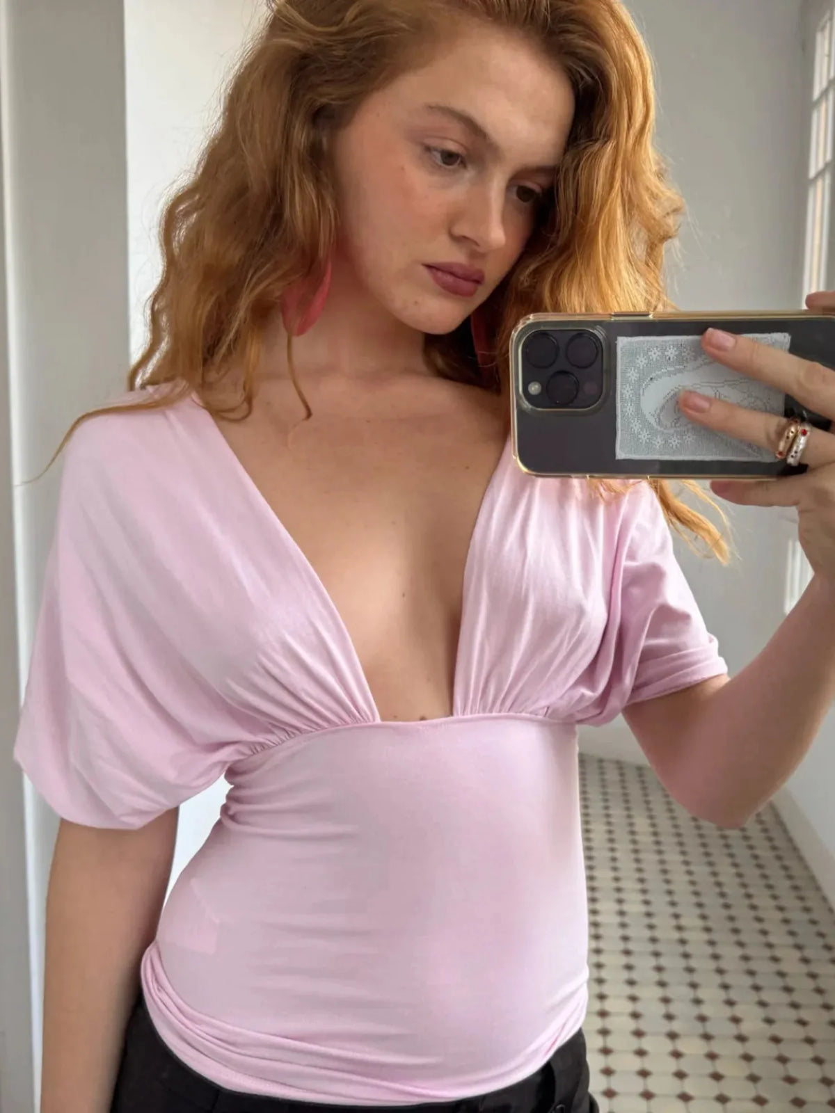 ISABELA TOP - STRAWBERRY