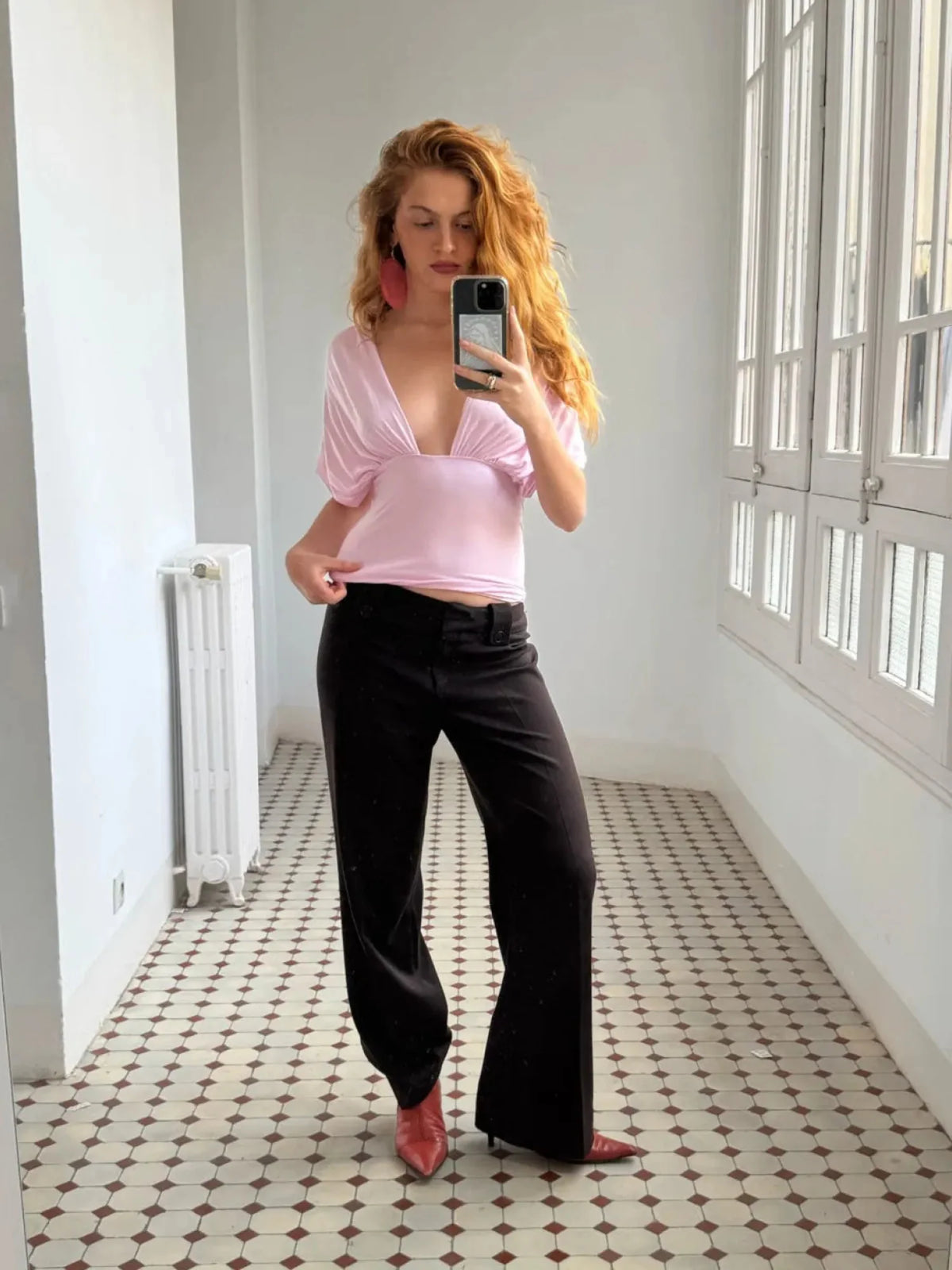ISABELA TOP - STRAWBERRY