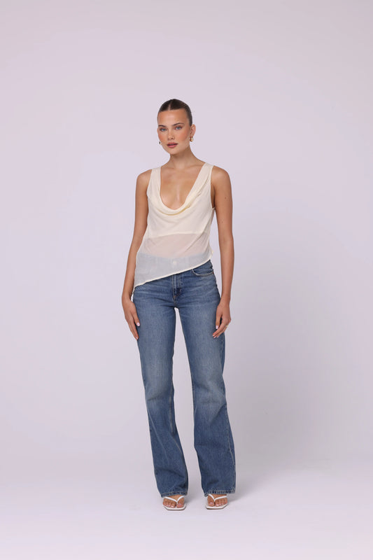 REINA REVERSIBLE TOP - NEUTRAL