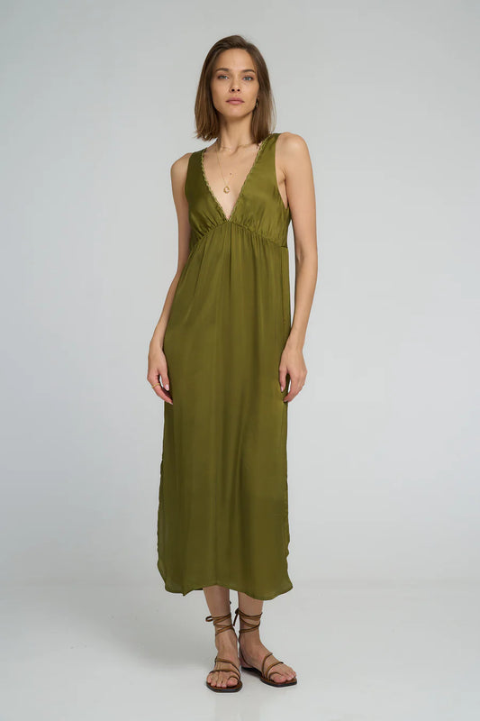 AMAZONIA DRESS - OLIVE