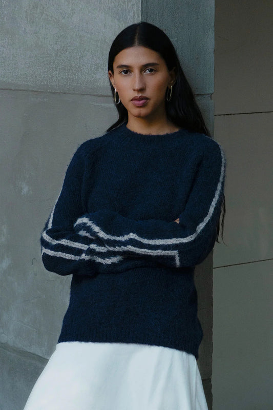 LANA KNIT JUMPER - MIDNIGHT