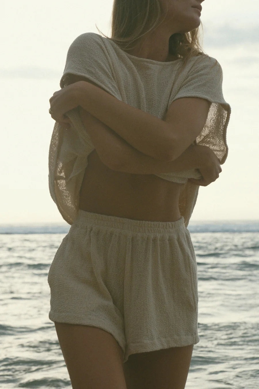 MESH SHORTS -NATURAL